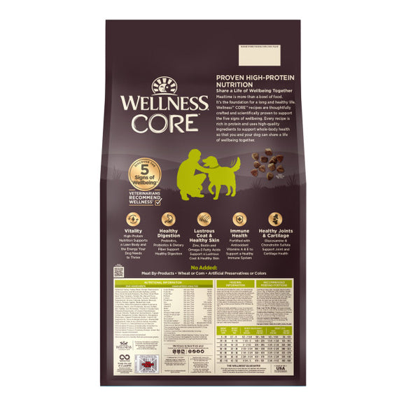 Wellness CORE Natural Grain Free Reduced Fat Weight Management Turkey & Chicken Recipe Dry Dog Food (12-lb)