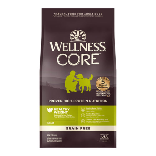 Wellness CORE Natural Grain Free Reduced Fat Weight Management Turkey & Chicken Recipe Dry Dog Food (12-lb)