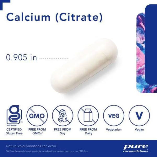Pure Encapsulations Calcium (citrate) 180's (180 Capsules)