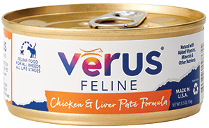 VēRUS Feline Chicken & Liver Pate Formula (5.5 oz, single can)