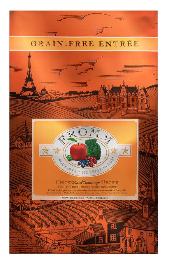 Fromm Four-Star Chicken Au Frommage® Recipe Dog Food (26 Lbs)