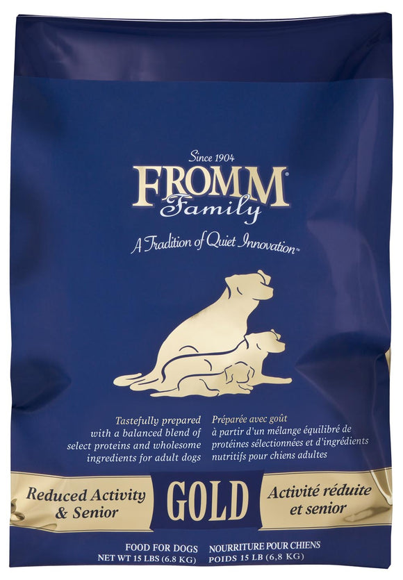 Fromm Reduced Activity & Senior Gold Dog Food (15 lbs)