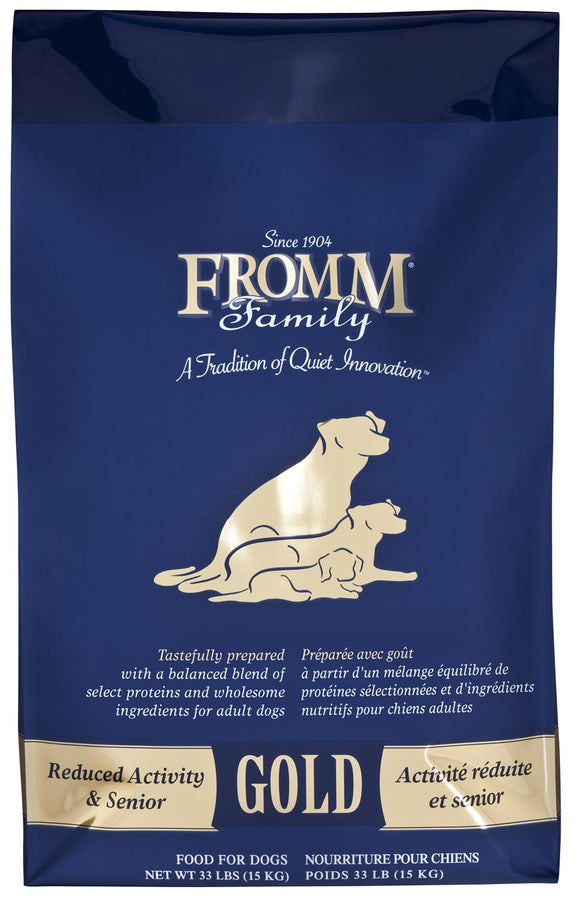 Fromm Reduced Activity & Senior Gold Dog Food (33 lbs)