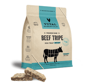 Vital Essentials Frozen Raw Beef Tripe Dog Treat Patties