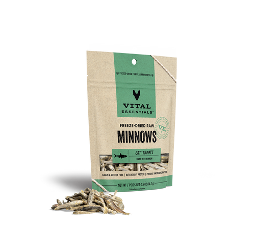 Vital Essentials Freeze Dried Raw Minnows Cat Treats (.5-oz)