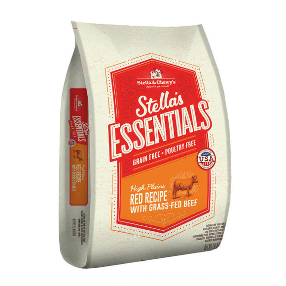 Stella & Chewy's Stella's Essentials High Plains Red Recipe with Grass-Fed Beef Dry Dog Food (25-lb)
