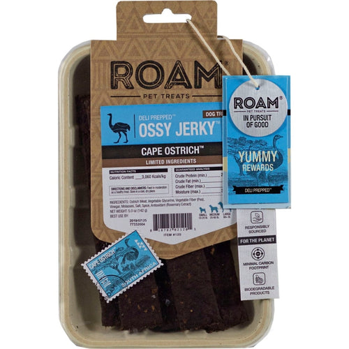 Roam Ossy Jerky Cape Ostrich Deli Prepped (5 oz)