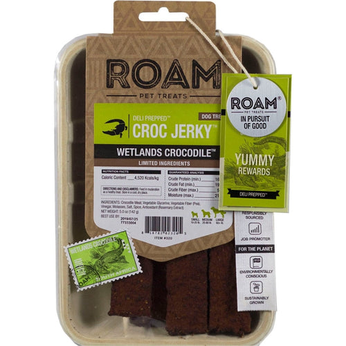 Roam Croc Jerky Wetlands Crocodile Deli Prepped (5 oz)