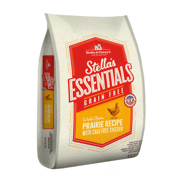 Stella & Chewy's Stella's Essentials Grain-Free Wide Open Prairie Recipe with Cage-Free Chicken Dry Dog Food (25-lb)