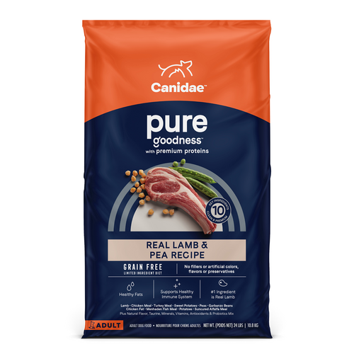 Canidae PURE Grain Free, Limited Ingredient Dry Dog Food, Lamb and Pea