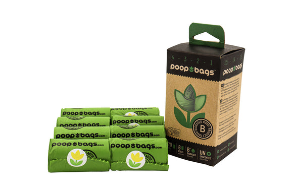 The Original Poop Bags Countdown Rolls® - Biobased Poop Bags Bundle (960 poop bags)
