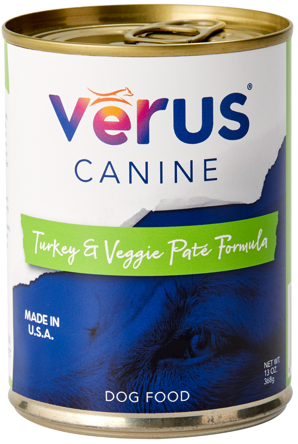 VēRUS Turkey & Veggie Paté Formula Dog Food