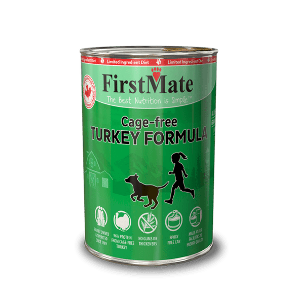 FirstMate Pet Foods Limited Ingredient Cage Free Turkey Formula for Dogs