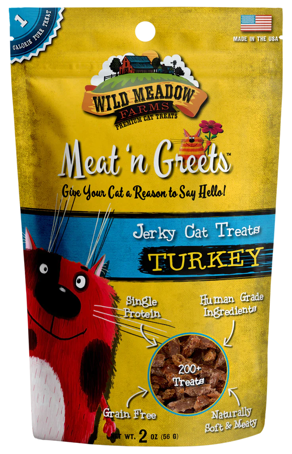 Wild Meadow Meat 'N Greets Turkey Cat Treats